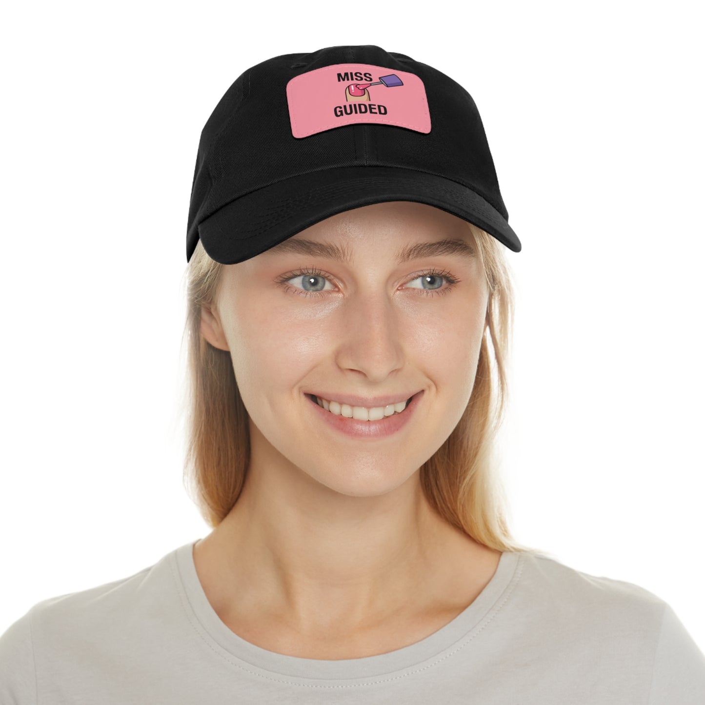 MISS GUIDED | Hat with Leather Patch
