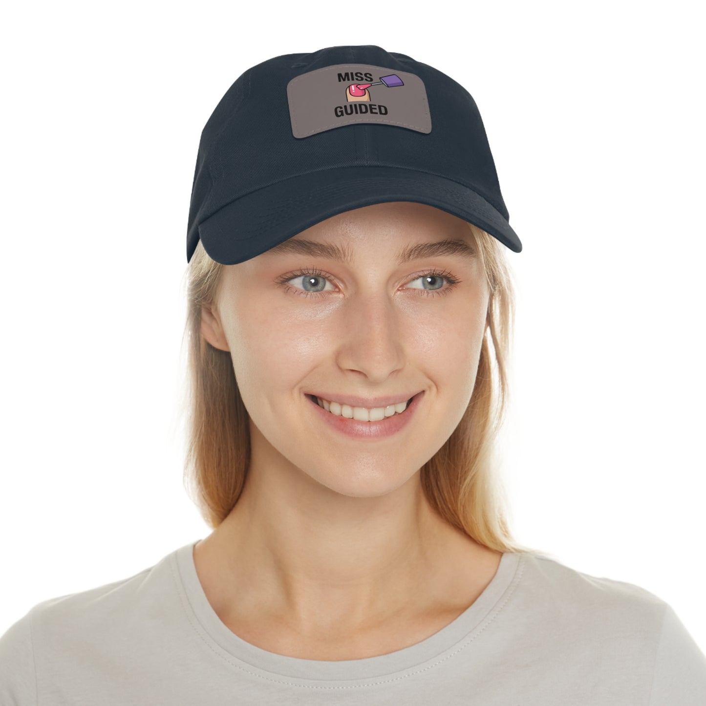 MISS GUIDED | Hat with Leather Patch