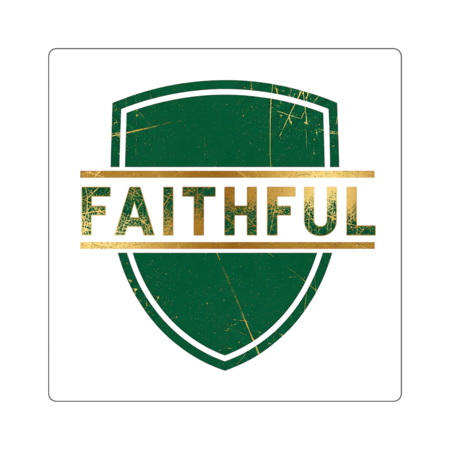 FAITHFUL | Square Stickers