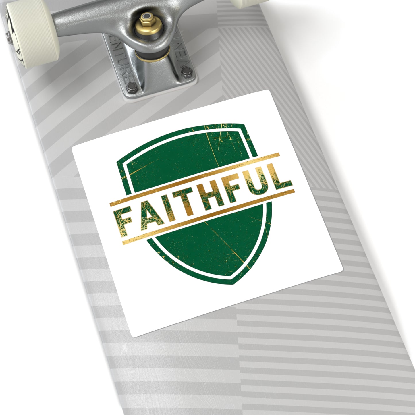 FAITHFUL | Square Stickers